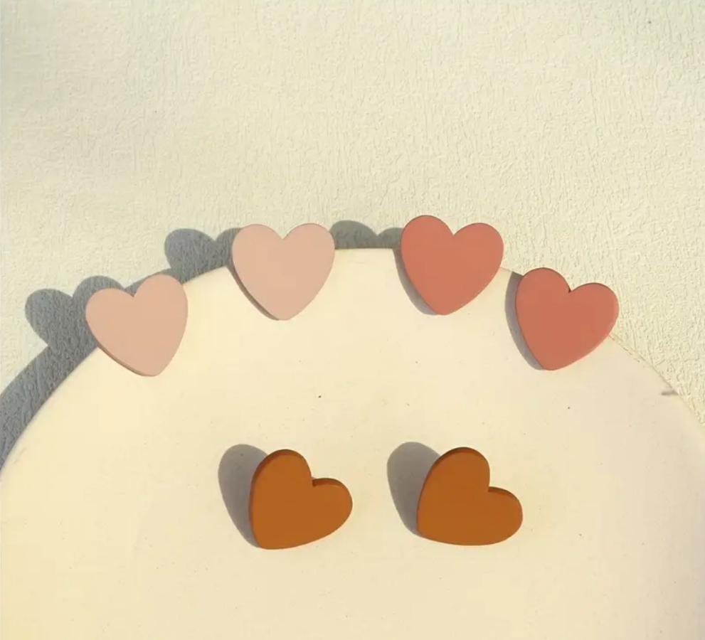 Barely there hearts - Nude