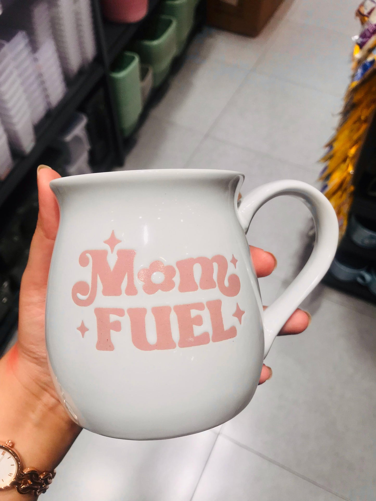 Mom Fuel Mug – Power Up Your Day