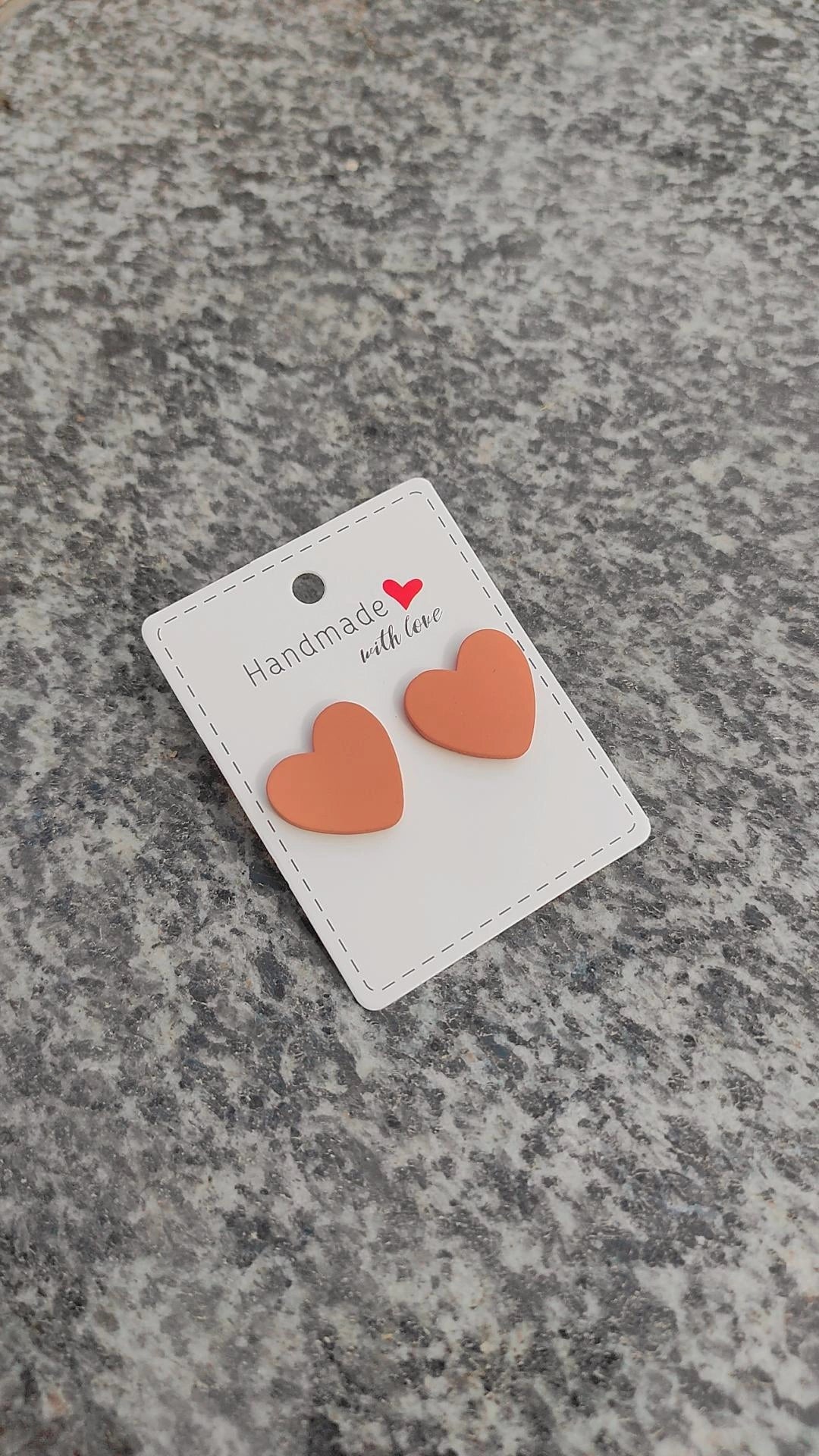 Barely there hearts - Peachy pink