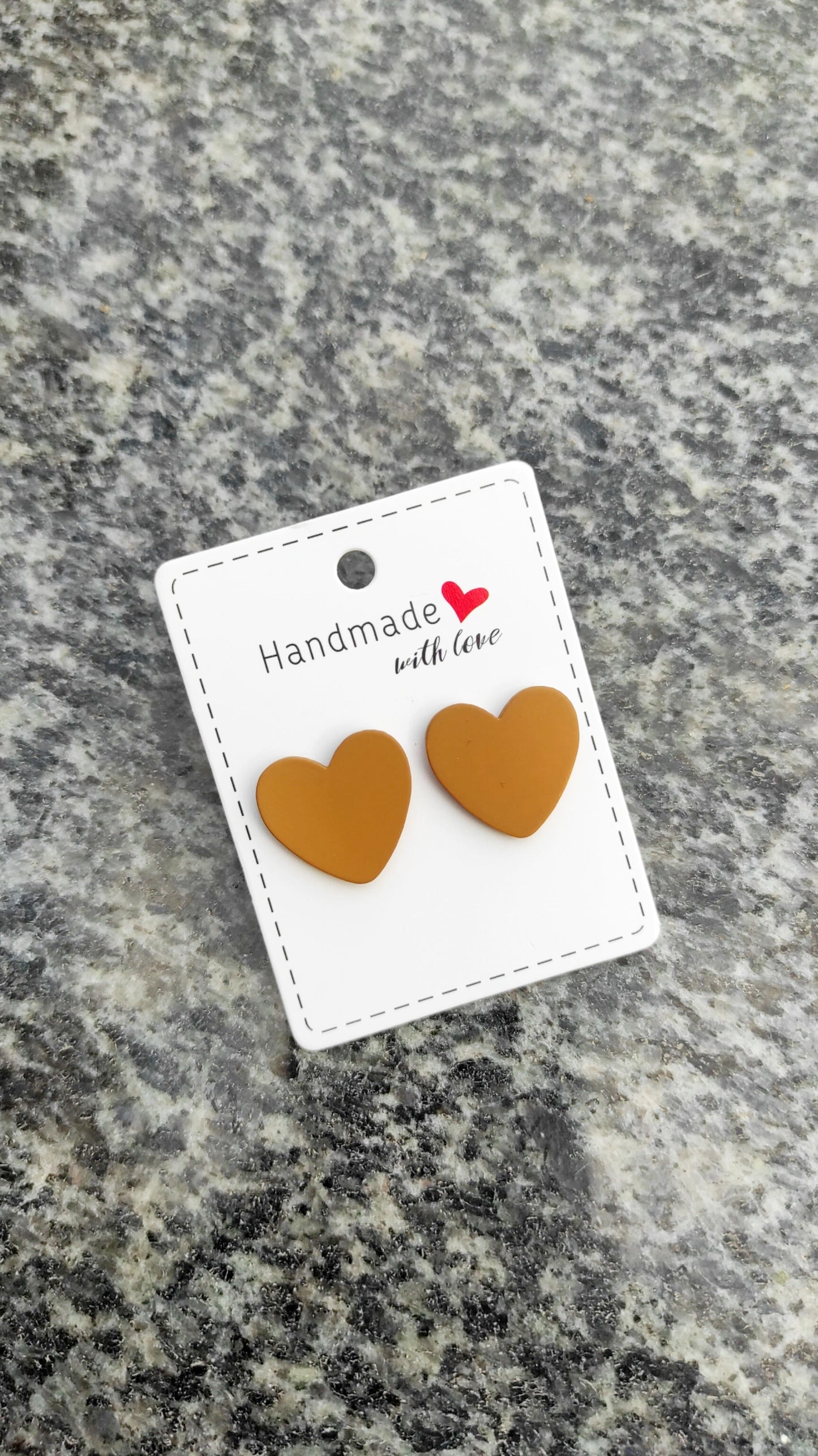 Barely there hearts - Brown