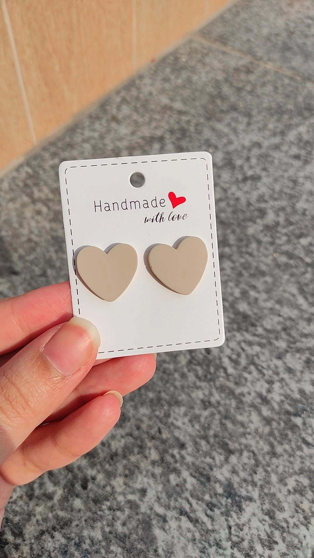 Barely there hearts - Nude