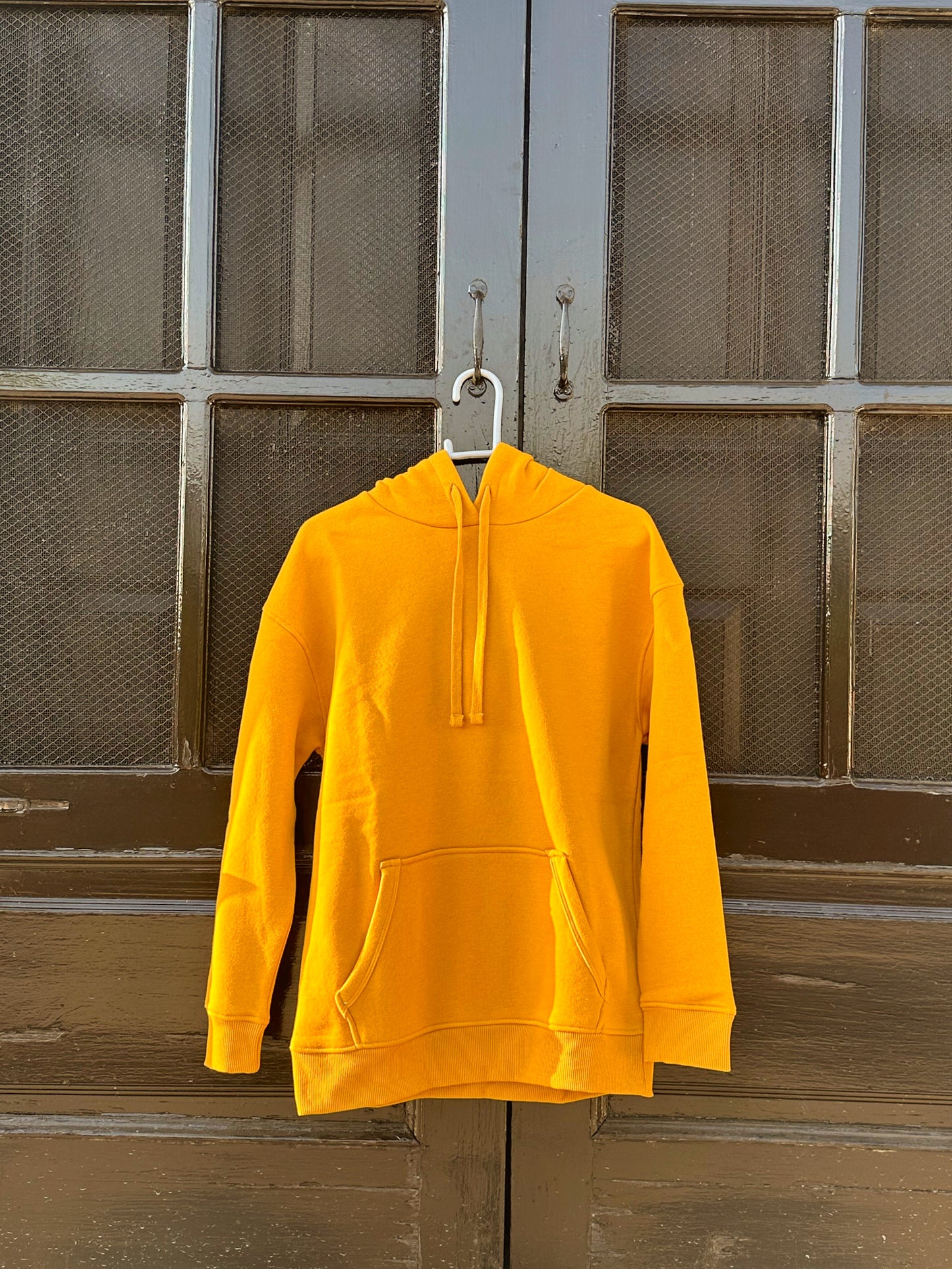 Mustard Fleece Hoodie